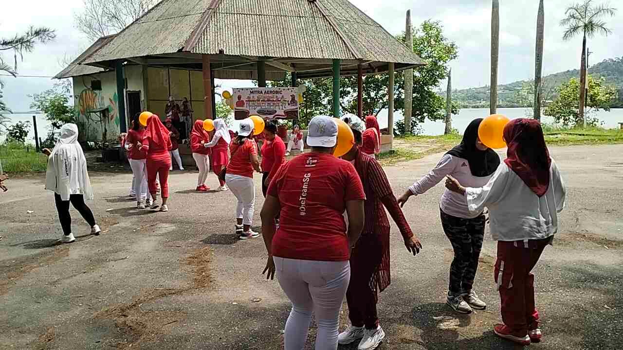 Semarakkan HUT RI Ke 78 Tahun Mitra Aerobik Bersilaturahmi Dengan